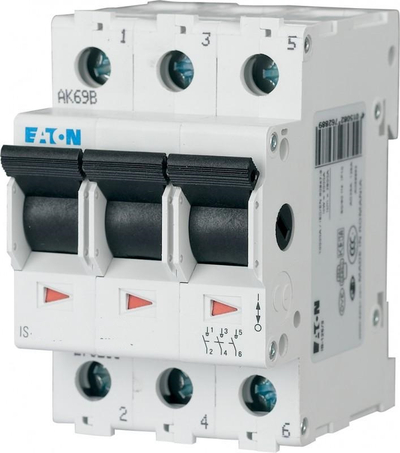 Çelës kryesor Eaton 276256, 3 pole, 16A, 240V AC