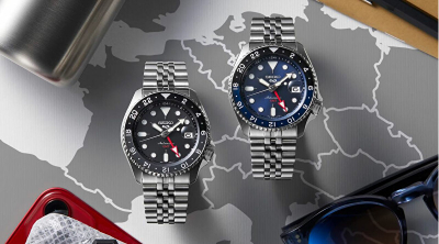 Orë dore Seiko Sports Automatic GMT Series SSK003K1