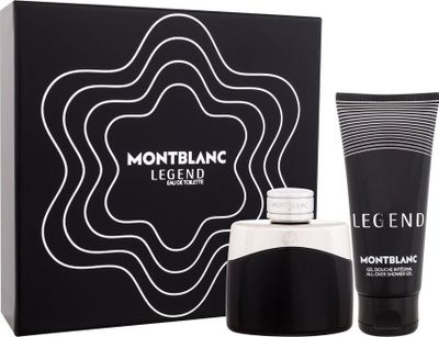 Set parfum për burra Montblanc Legend, EDT edhe xhel dushi, kuti e zezë