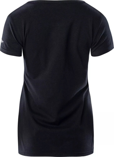 Bluzë gocash Hi-Tec Casual Lady Rone, pambuk elastan, XS, e zezë