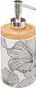 Dispenser sapuni 5 Five Simply Smart BlackFlora, 400ml, i zi e bardhë