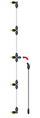 Shufër spërkatëse Marolex Lance 5 ROW H R05mr60sk H, për spërkatës profesional, pa dorezë