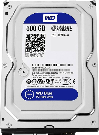 Disk Western Digital Blue SATA III (WD5000AZLX), 500 GB, 3.5''