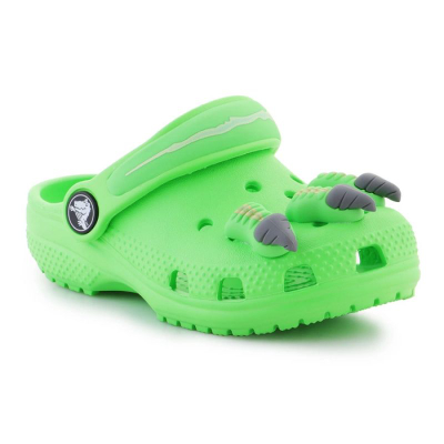 Sandale fëmijësh Crocs Classic I Am Dinosaur Clog Jr 209700-3WA, materiale Croslite, jeshile