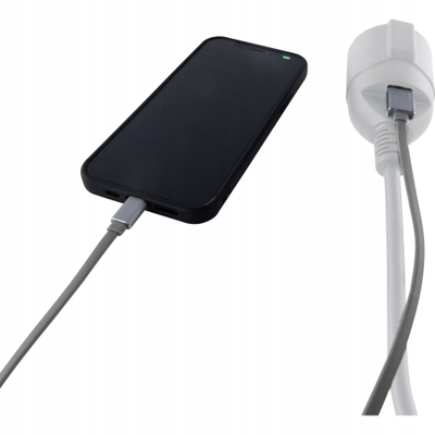 Kabllo zgjatues REV 0016700114, 3m, me tokë mbrojtje dhe USB A, i bardhë