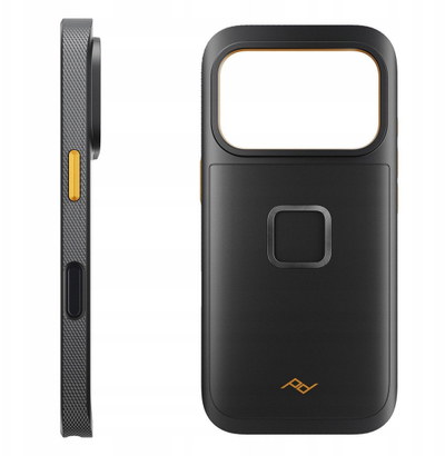 Mbrojtëse telefoni Peak Design Everyday Case, për iPhone 17 Pro, MagSafe, e zezë