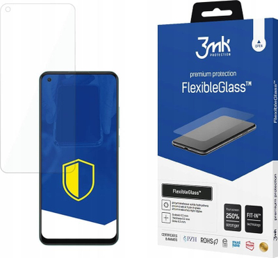 Xham mbrojtës 3mk FlexibleGlass për Oppo A78 4G, hibrid, transparent