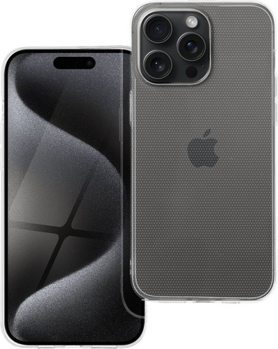 Futrollë OEM Clear Case, 2mm, për iPhone 15 Pro Max, transparente