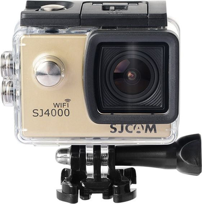 Kamerë sportive SJCAM SJ4000 WiFi, 4K UHD, ekran 2.0", gold