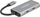 Hub USB DeLOCK Type-C, 4 porta, 10 Gbps, gri metalik