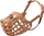 Носна маска за кучиња Baskerville Classic Basket Muzzle 8, материјал TPR, висока удобност, кафеава