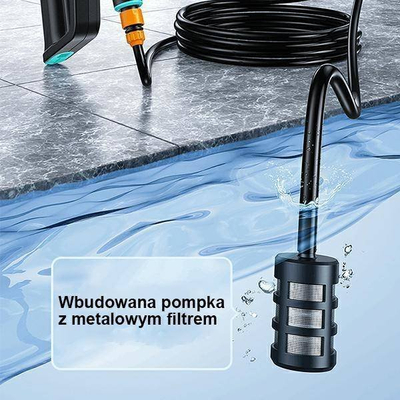Lavapres portativ USAMS US-ZB252, bateri 5000 mAh, zorrë 5 m, i zi