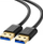 Kabllo Ugreen USB-A - USB-A, 2 m, e zezë