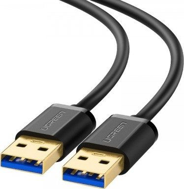 Kabllo Ugreen USB-A - USB-A, 2 m, e zezë