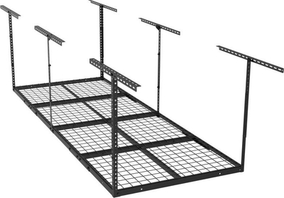 Рафтов тавански Ergosolid Strong Garage SG38B, капацитет 250kg, челик, црн