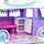 Сет играчки Polly Pocket Glamping Camper Van, кукла 7.5 cm, аксесоари за кампување, повеќебојна