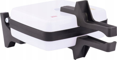 Aparat për waffle Dezal 301.5.1 N, 1300W, 4x7 waffle, i bardhë
