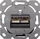 Prizë rrjeti Digitus DN-9008-1, CAT 6A Class EA, 2 porta RJ45, e bardhë