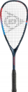 Raketë squash Dunlop Blaze Pro, kokë e madhe, peshë e balancuar, blu me të zezë