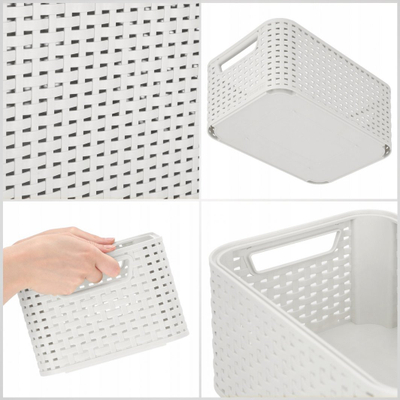 Shportë aksesorësh Curver Storage Basket Accessory Box, 6L, plastike, gri e hapur