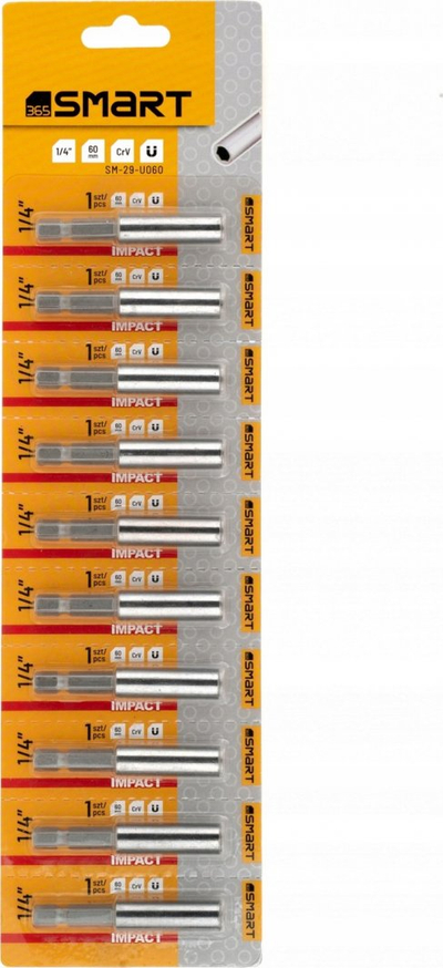 Mbajtës magnetik goditës për bite SMART365, 1/4", 60 mm, 1 copë