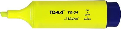 Marker Toma Mistral (10 copë) , e verdhë