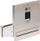 Videointerfon Vidos S1401D SKM, me kasetë postar, çelik inox, gri