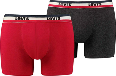Bokser Levi's 2 palë 37149-0205, për burra, madhësia S, të kuqe edhe të zeza