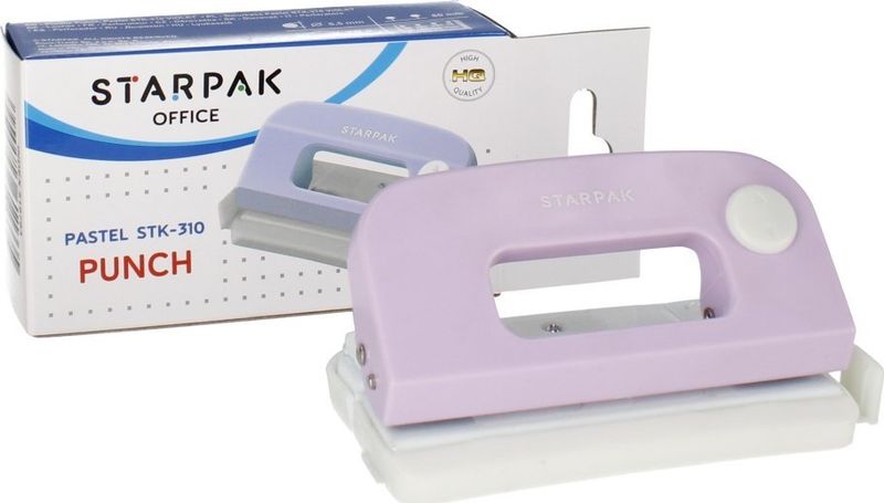 Grusht letrash Starpak Pastel 310, për 2 vrima, vjollcë pastel