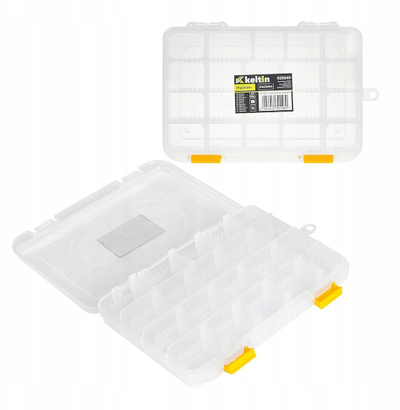 Kuti organizuese Keltin K00640, 20 ndarje, plastike, transparente
