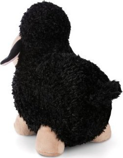 Lodër pellushi Nici Standing Sheep, 11cm, miqësore me mjedisin, e zezë