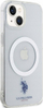 Mbulesë e fortë U.S. Polo Assn për iPhone 15, 6.1", MagSafe, transparente