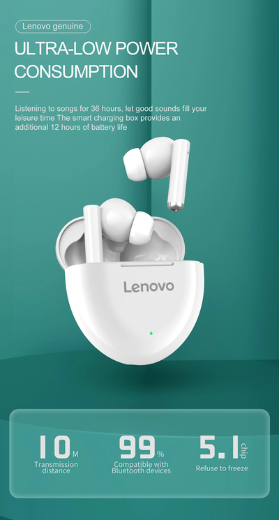 Dëgjuese Lenovo HT06, të zeza
