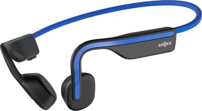 Безжични слушалки Shokz OpenMove, Bluetooth, отворен дизајн, сини