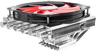 Ладилник за процесор Thermalright AXP-100RH, низок профил, 101mm PWM, црно и црвено