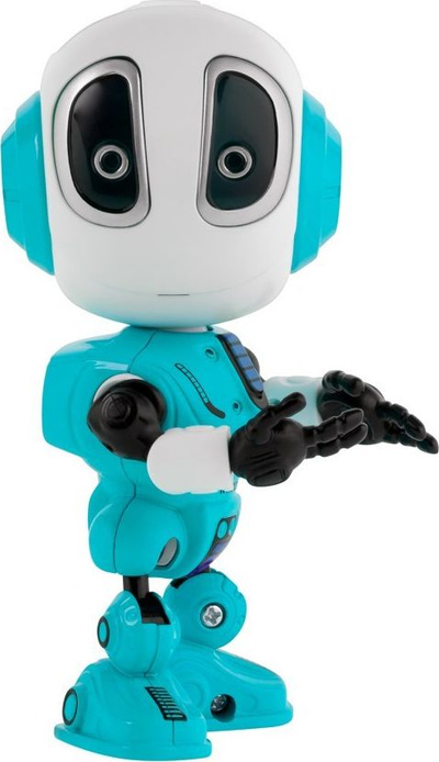 Lodër robot interaktiv Rebel Robot ZAB0117B, që përsërit fjalë, me drita LED, shumëngjyrëshe