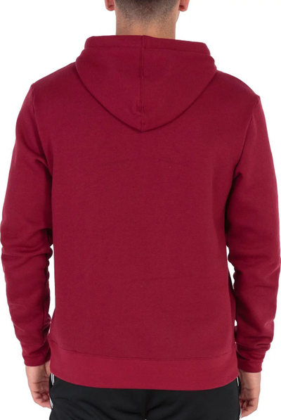 Bluzë me kapuç Joma Montana për burra, L, ngjyra burgundy
