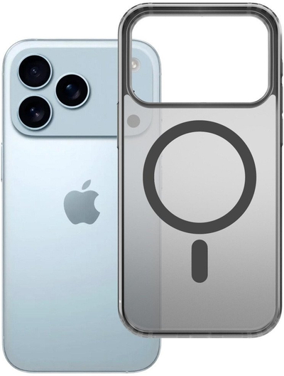 Mbulesë telefoni 3MK Frosty MagCase për iPhone 17 Pro, MagSafe, e zezë