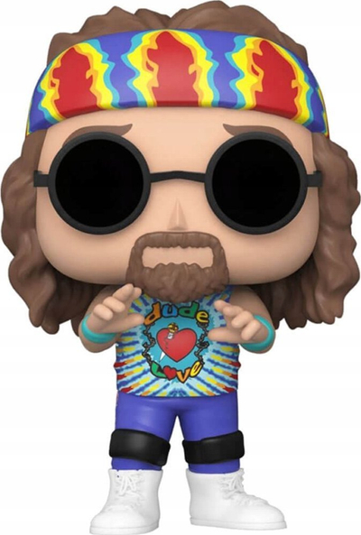 Figurë koleksionu Funko POP WWE Dude Love 109, vinil, me shumë ngjyra