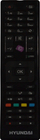 Telekomandë TV Hyundai RC 4870, zëvendësuese universale për Telefunken, Orion, Vestel, ngjyrë e zezë