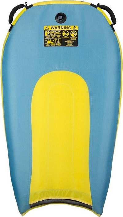 Dërrasë bodyboard Waimea Boogie Air, e fryme, me doreza, e verdhë blu