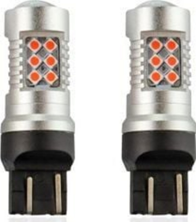 Llambë makine LED Amio W21/5W 7443, CANBUS, e kuqe