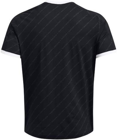 Bluzë sportive Under Armour Project Rock Rugby, regular fit, e zezë