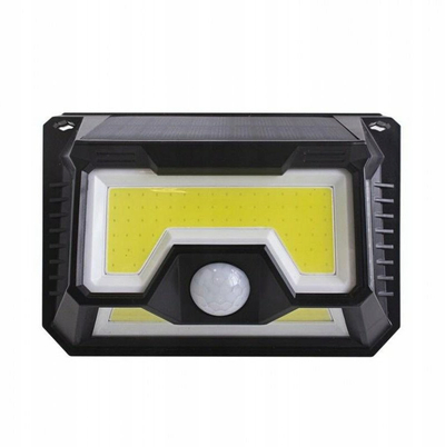 Соларна LED светилка NVOX WMC-WL6018, 156 LED, сензор за движење, црна