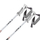 Bastun skijimi Leki Bliss Resegold, alumini TS, 115cm, i bardhë gri