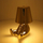 Lampë tavoline OEM GOLD MAN Art Deco MLTL, LED, me prekje, e artë