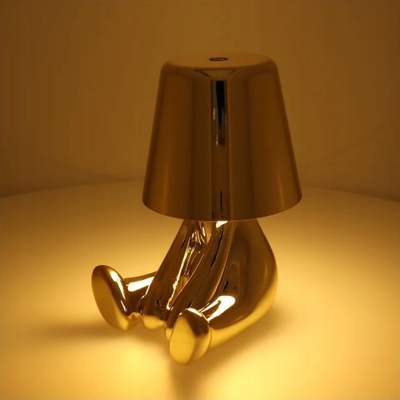Lampë tavoline OEM GOLD MAN Art Deco MLTL, LED, me prekje, e artë