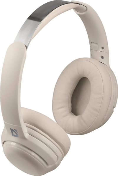Kufje me kupë mbi vesh Defender Freemotion B475, Bluetooth, ANC, bezhë