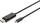 Kabull USB Digitus, USB C në DisplayPort, 2 m, i zi