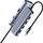 HUB USB Cudy 6 në 1, HDMI 4K, Power Delivery 100W, gri